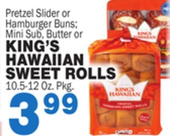 Bravo Supermarkets King's hawaiian sweet rolls offer