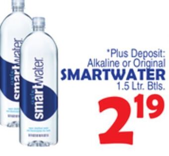 Bravo Supermarkets Smartwater offer