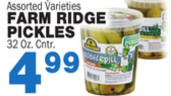 Bravo Supermarkets Farm ridge pickles offer