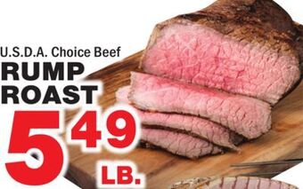 Bravo Supermarkets Rump roast offer