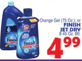 Bravo Supermarkets Finish jet dry 8.45 oz. btl offer
