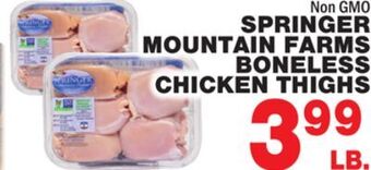 Bravo Supermarkets Springer mountain farms boneless chicken thighs offer
