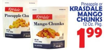 Bravo Supermarkets Krasdale mango chunks offer