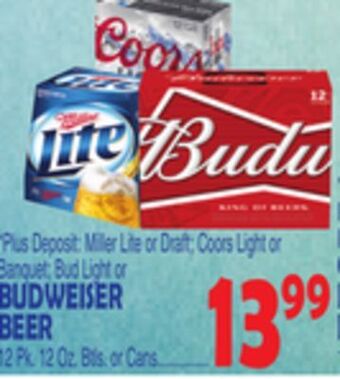 Bravo Supermarkets Budweiser beer offer