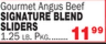 Bravo Supermarkets Signature blend sliders offer