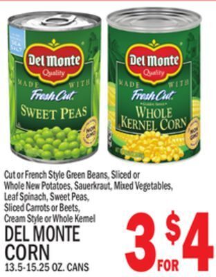 C Town Del monte corn offer