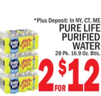 C Town Pure life purified water offer