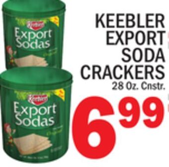 C Town Keebler export soda crackers offer