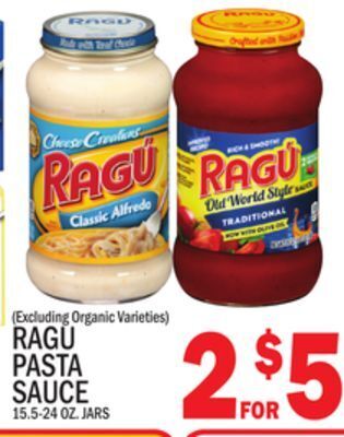 C Town Ragu pasta sauce offer