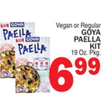 C Town Goya paella kit offer