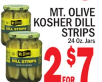 C Town Mt. olive kosher dill strips offer