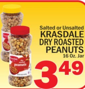 C Town Krasdale dry roasted peanuts offer