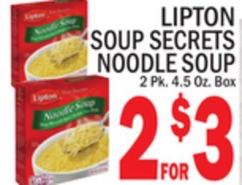 C Town Lipton soup secrets noodle soup offer