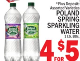 C Town Poland spring sparkling water offer