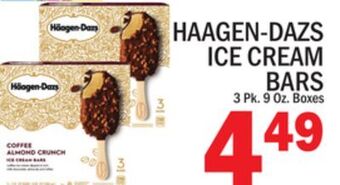 C Town Haagen-dazs ice cream bars offer