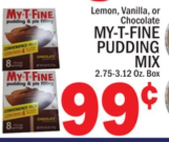 C Town My-t-fine pudding mix offer