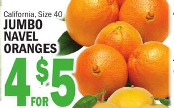C Town Jumbo navel oranges offer