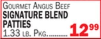 C Town Signature blend patties offer