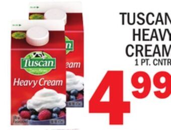C Town Tuscan heavy cream offer