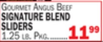 C Town Signature blend sliders offer