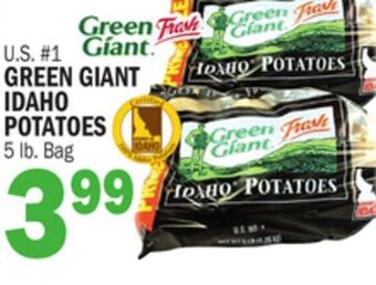 C Town Green giant idaho potatoes offer