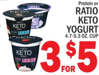 C Town Ratio keto yogurt offer
