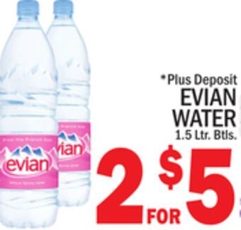 C Town Evian water offer