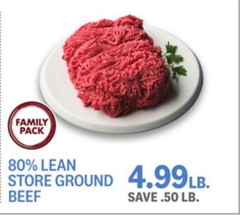 Kings Food Markets 80% lean store ground beef offer