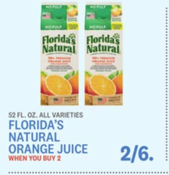 Kings Food Markets Florida's natural orange juice offer