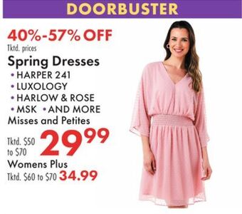 Boscov's Spring dresses offer