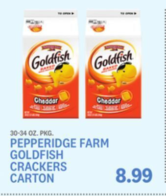 Kings Food Markets Pepperidge farm goldfish crackers carton offer