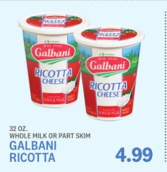 Kings Food Markets Galbani ricotta offer