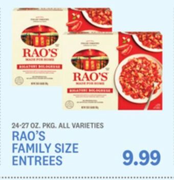 Kings Food Markets Rao's family size entrees offer