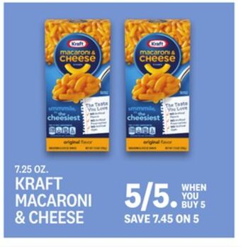 Kings Food Markets Kraft macaroni & cheese offer