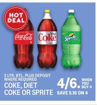 Kings Food Markets Coke, diet coke or sprite offer
