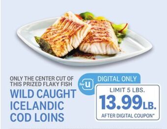 Kings Food Markets Wild caught icelandic cod loins offer