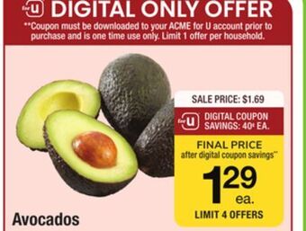 ACME Avocados offer