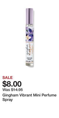 Bath & Body Works Gingham vibrant mini perfume spray offer