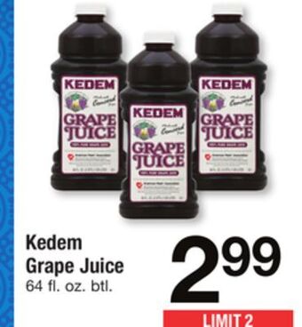 ACME Kedem grape juice offer