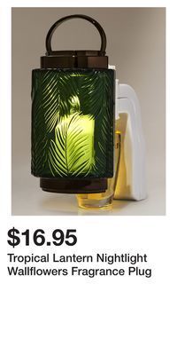 Bath & Body Works Tropical lantern nightlight wallflowers fragrance plug offer
