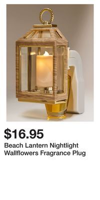 Bath & Body Works Beach lantern nightlight wallflowers fragrance plug offer