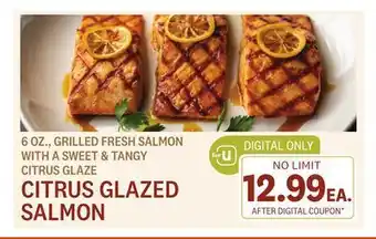 Balducci's Citrus glazed salmon offer