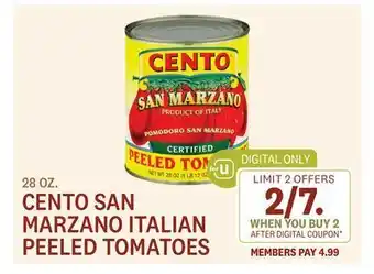 Balducci's Cento san marzano italian peeled tomatoes offer