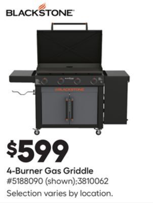 Lowe's 4-burner gas griddle offer