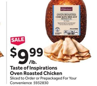 Stop&Shop Taste of inspirations oven roasted chicken offer