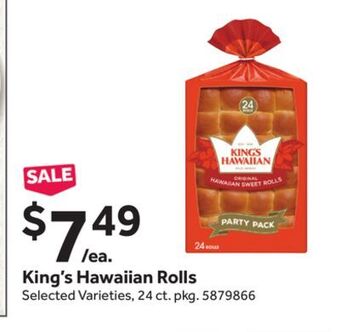 Stop&Shop King's hawaiian rolls offer