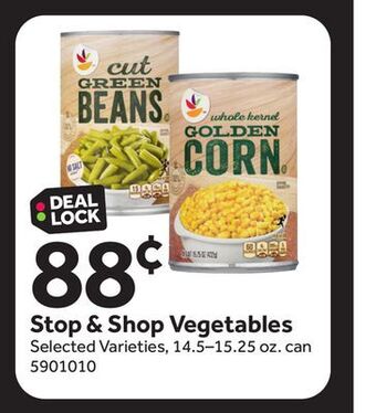 Stop&Shop Stop & shop vegetables offer