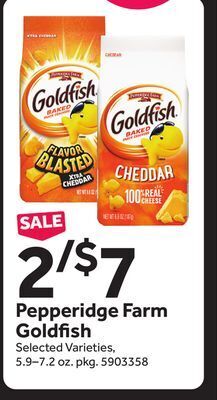 Stop&Shop Pepperidge farm goldfish offer