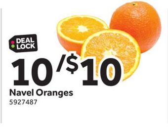 Stop&Shop Navel oranges offer