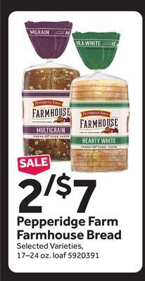 Stop&Shop Pepperidge farm farmhouse bread offer